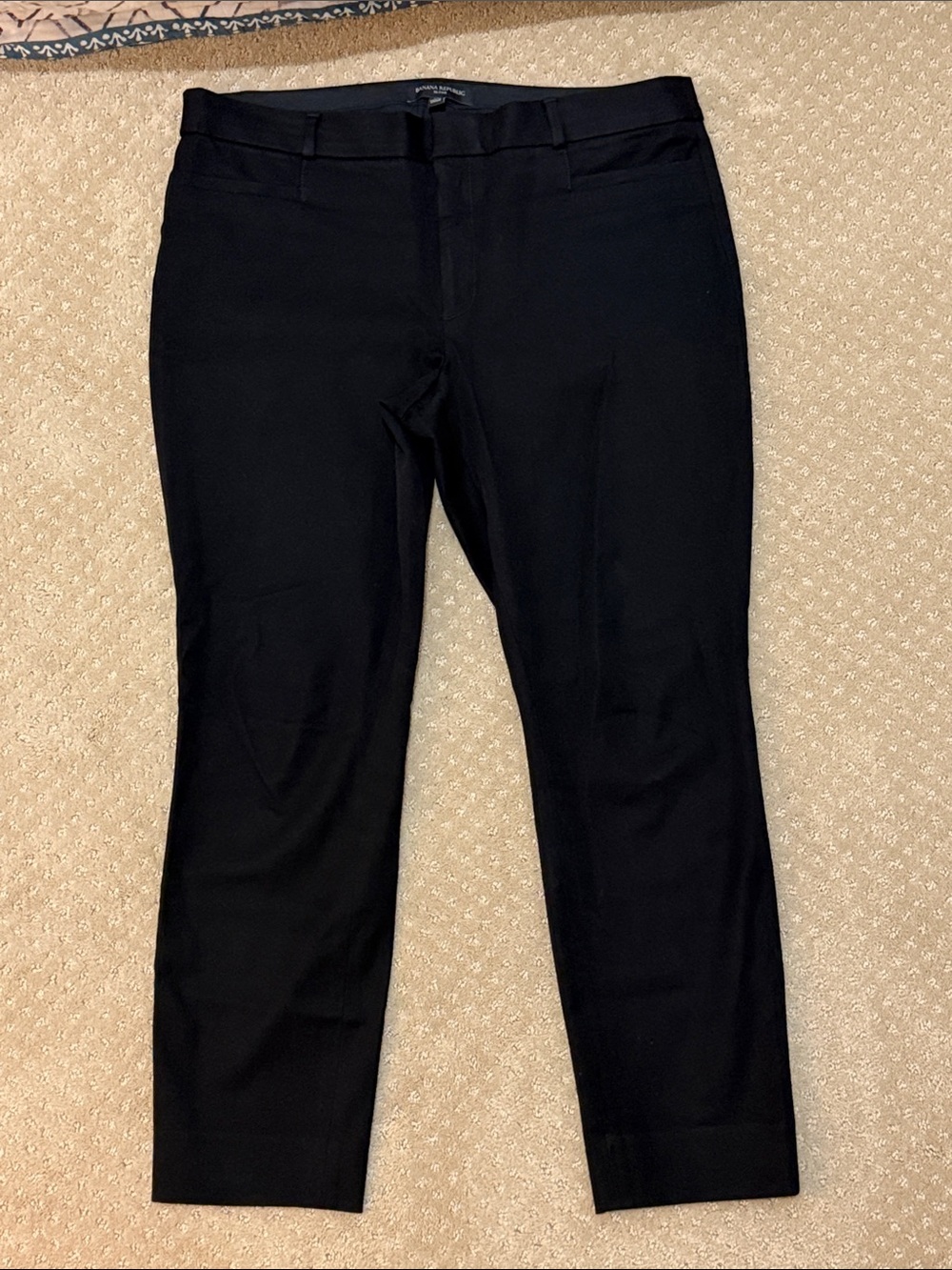 *NWOT* Banana Republic Sloan Mid-Rise Dress Pants, Black, Sz 12